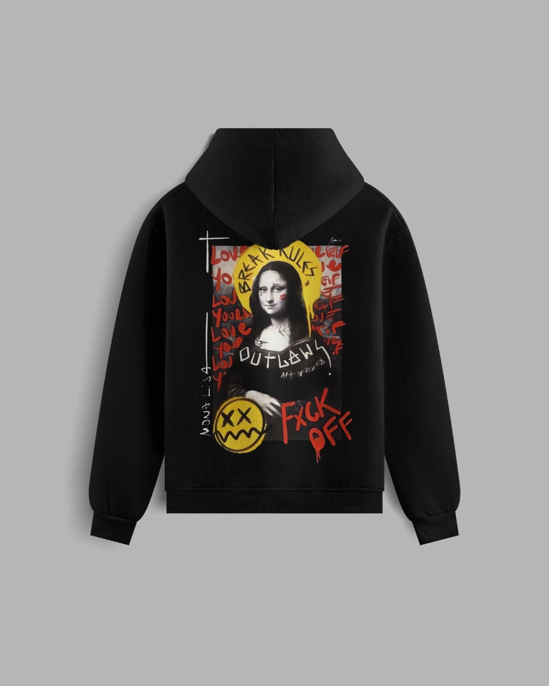 Graffiti Mona Hoodie