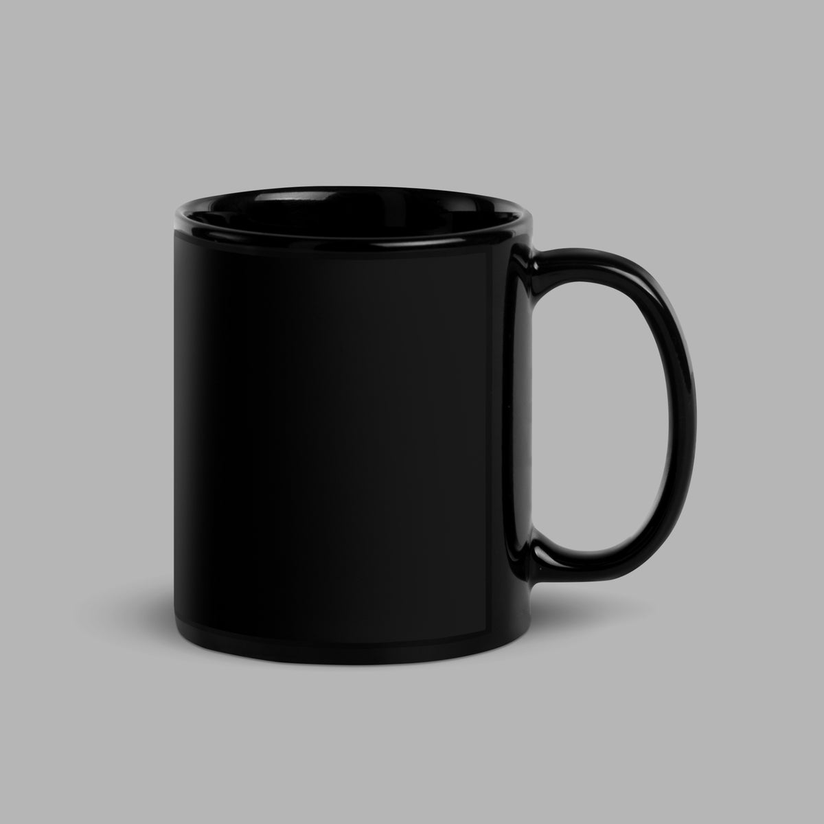 Black Glossy Mug