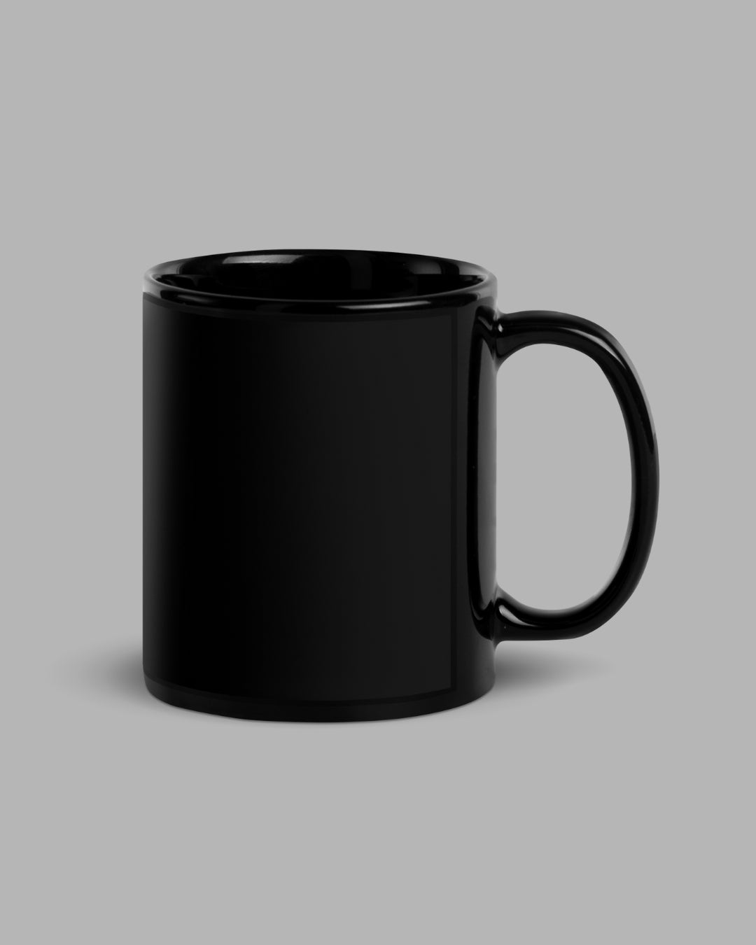 Black Glossy Mug